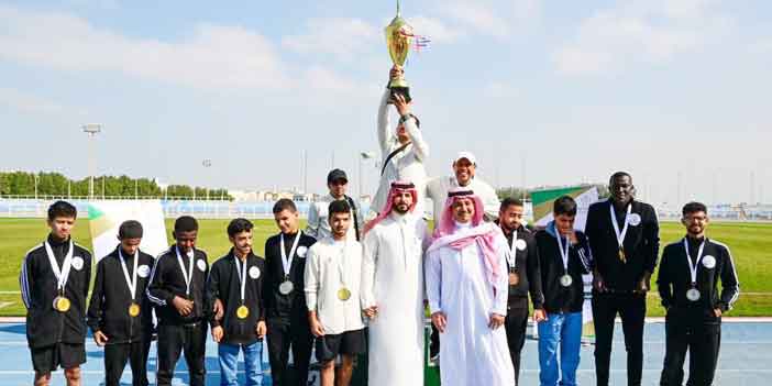 نادي الباحة بطل المملكة لألعاب القوى لذوي الإعاقة 