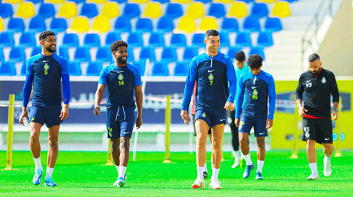  من تدريب النصر الأخير