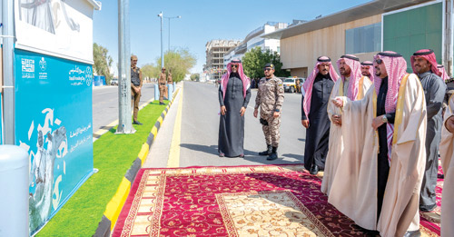 أمير القصيم يدشن معالم وبوابات بريدة التاريخية