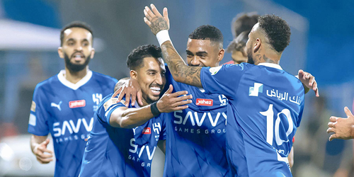  الهلال فاز على الرياض بسداسية