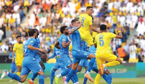 الهلال أكد سطوته وعلو كعبه على النصر 