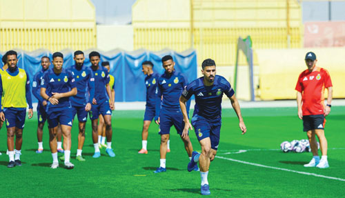 من تدريب النصر