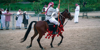 مهارات الفروسية تُبهج زوار «فعاليات إجازة الخريف» 