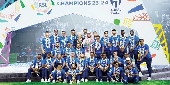 حلَّ الهلال في المراكز الثلاثة الأولى 127 مرة